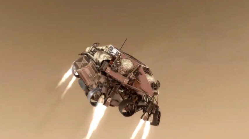Video Nasa: l’atterraggio su Marte di Perseverance