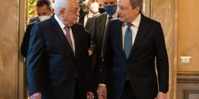 presidente-Draghi-presidente-Mahmoud-Abbas